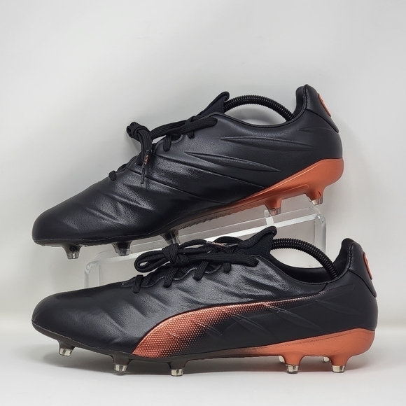 Puma King Platinum 21 FG AG Black Soccer Cleats Mens Size Multi Style 106478-04 main image 7